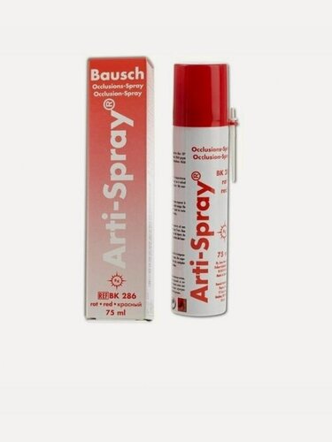 Изображение товара Arti-Spray индикатор для окклюзионных контактов, арти спрей красный