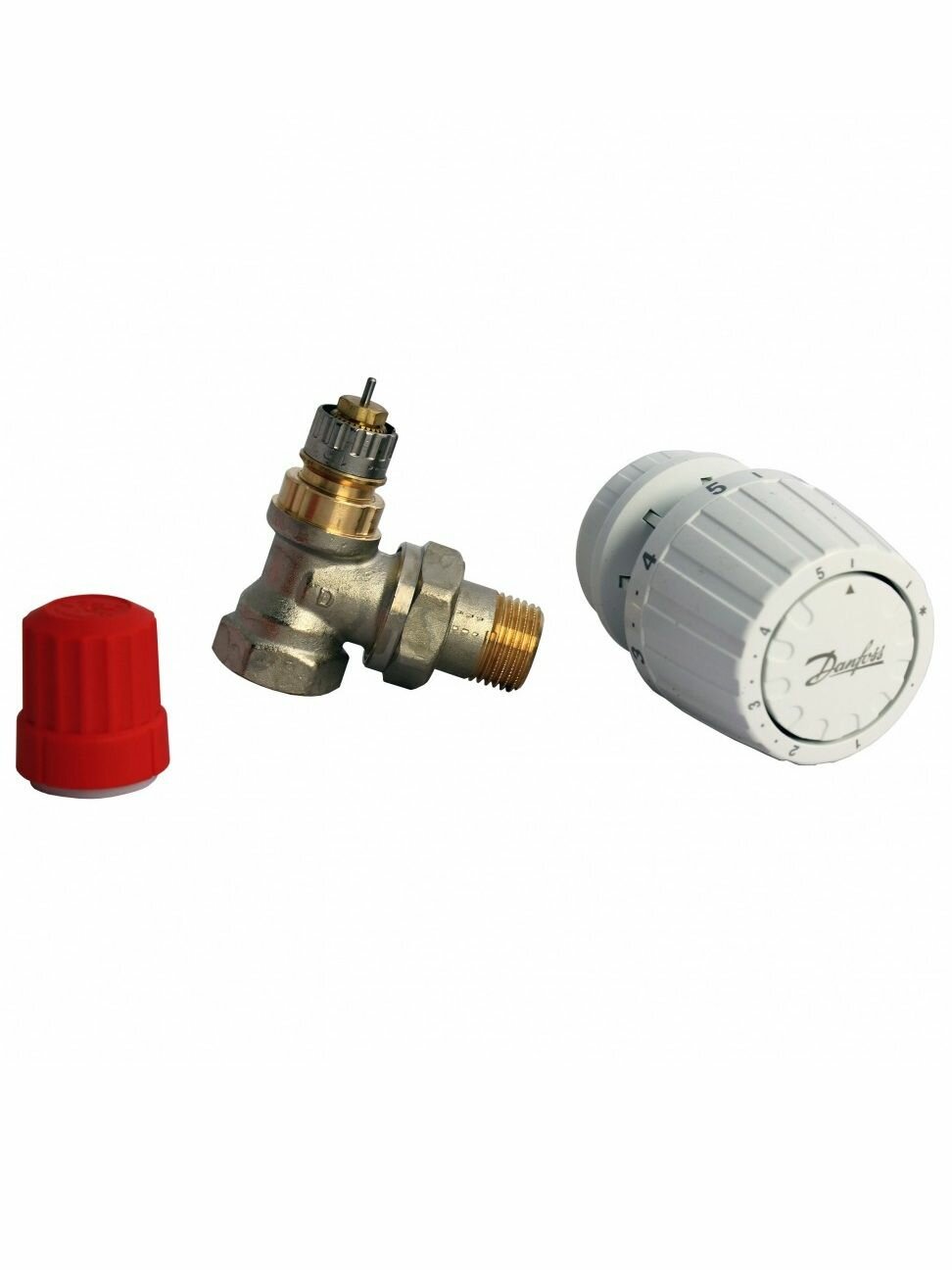Терморегулирующий комплект для радиатора угловой 1/2" Danfoss RA-N/RA 2940 Арт. 013G2153