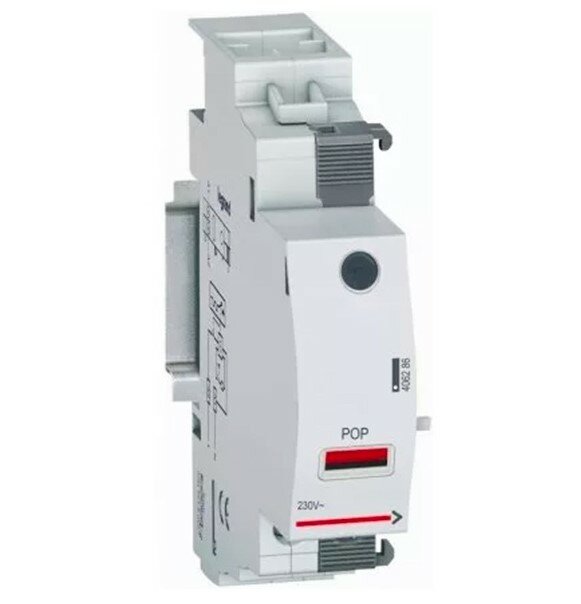Модуль защиты от перенапряжений POP Legrand DX3 275В 1 модуль 406286 для выключателей ВДТ или АВДТ