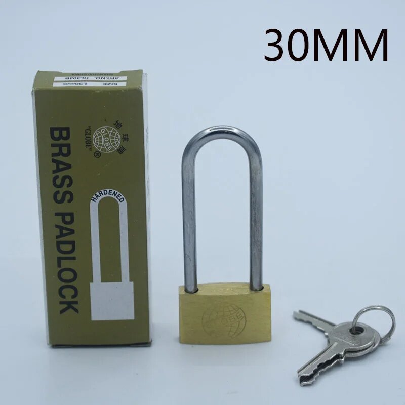 Навесной латунный замок 30/40/50/60 мм