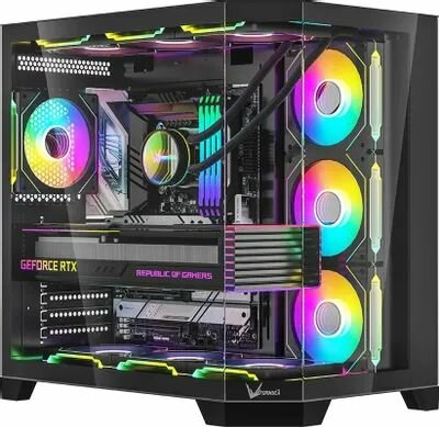 Корпус Formula Crystal Z6 Floe черный без БП ATX