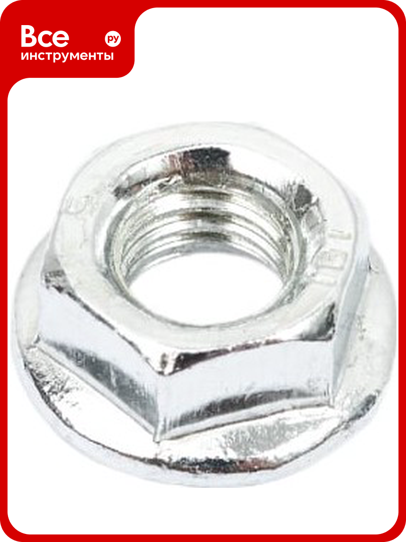Фланцевая гайка STEELREX DIN 6923 цинк М6 150 шт. 0224006000B500015064
