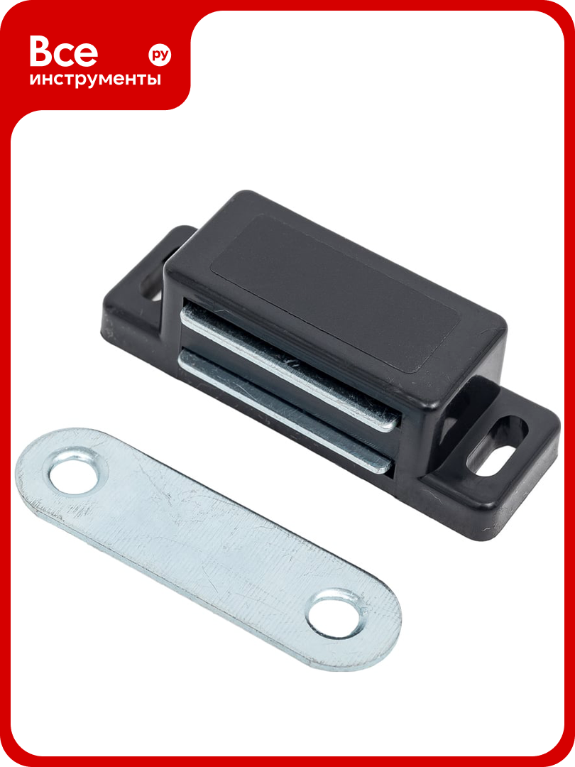 Магнитная защелка европартнер черная 2 шт. 16 3192 1