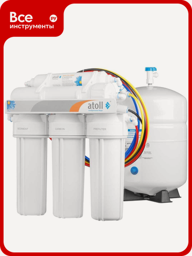Изображение товара Система обратного осмоса Atoll Патриот A-550 без питьевого крана ATEFDR118 для надежного соединения трубопроводов