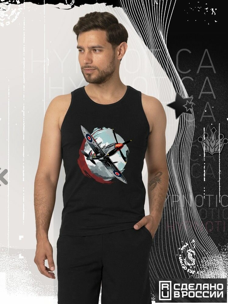 Майка Hypnotica Майка, размер M, черный