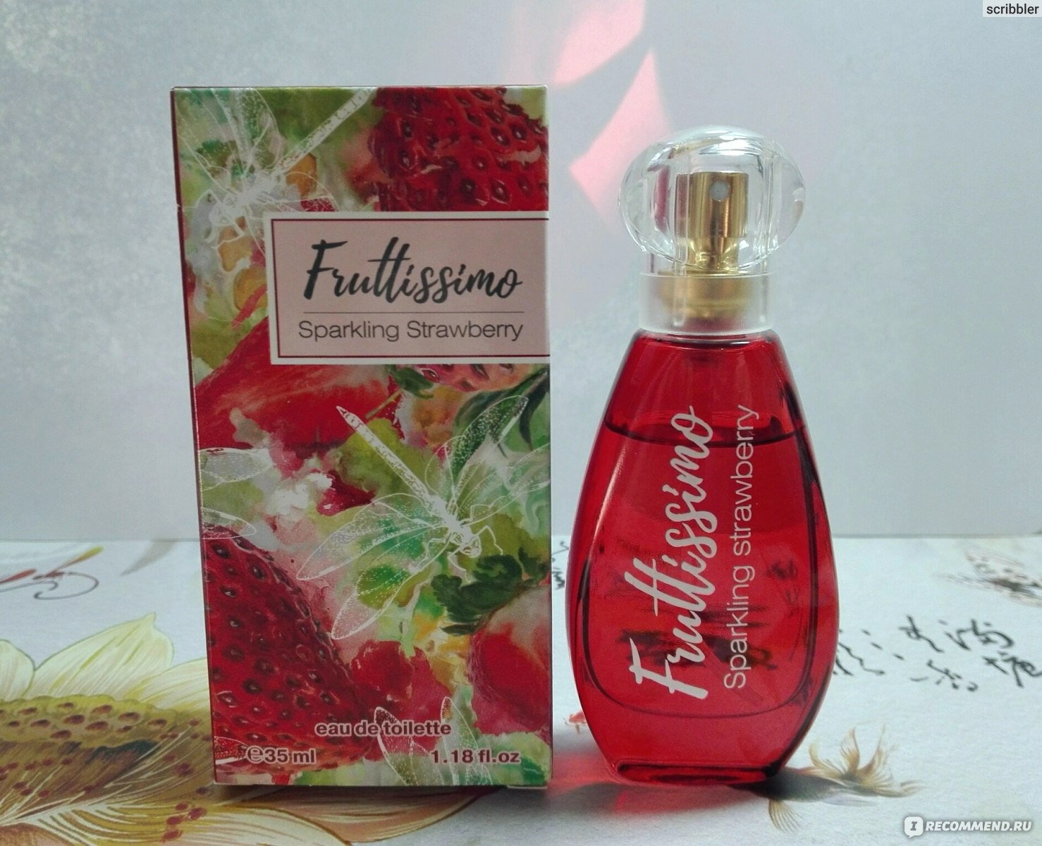 Fruttissimo Духи женские ароматный восточный Клубничный Мохито 100 мл — фото 1
