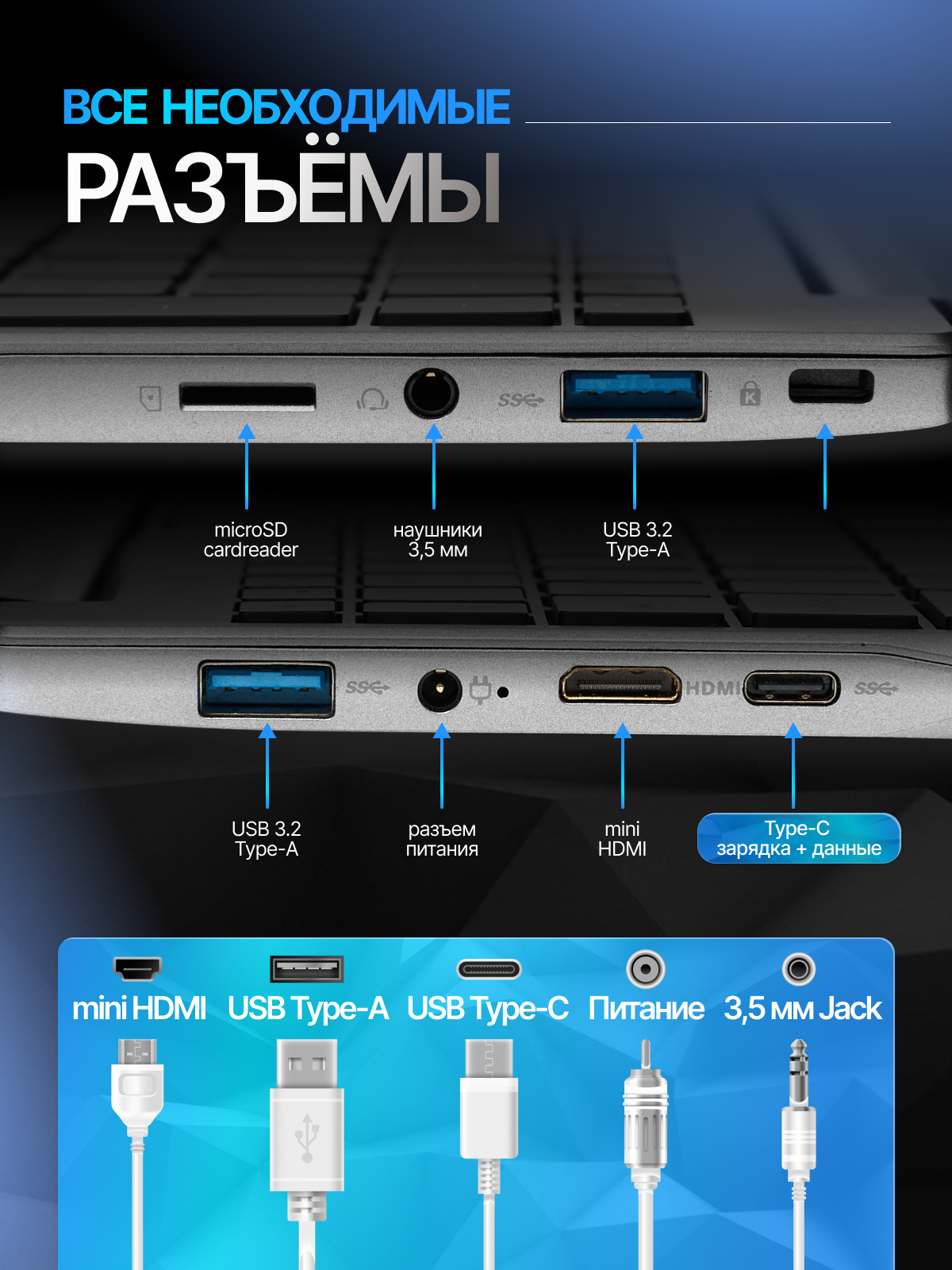 Ноутбук EXPEcomp NEO S15, Intel N5095 (до 2.9 GHz, 4 ядра), RAM 16 GB, SSD 256 GB, Windows 11 Pro — фото 1