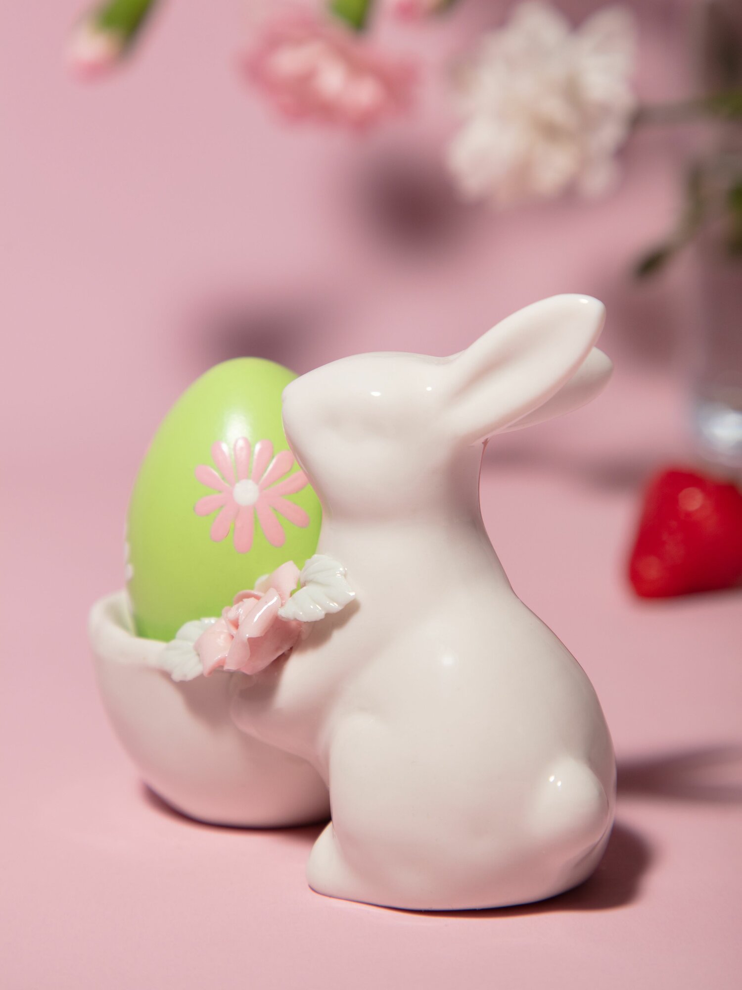 Подставка под яйцо Lefard "Пасха. Кролик", сервировочная, фарфоровая — фото 1