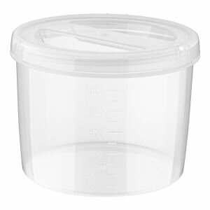 Банка для сыпучих продуктов Твист 1.2 л пластик