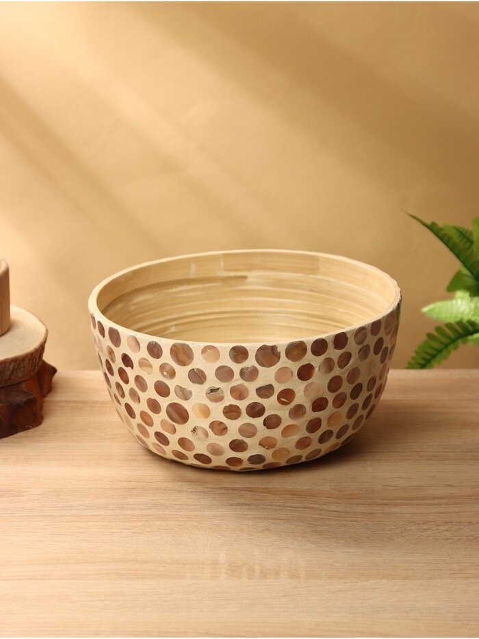 Салатник 255х255х12 см бамбук