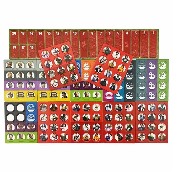 Лента кадров и жетоны для настольной ролевой игры «Фэншуй 2» — фото 1