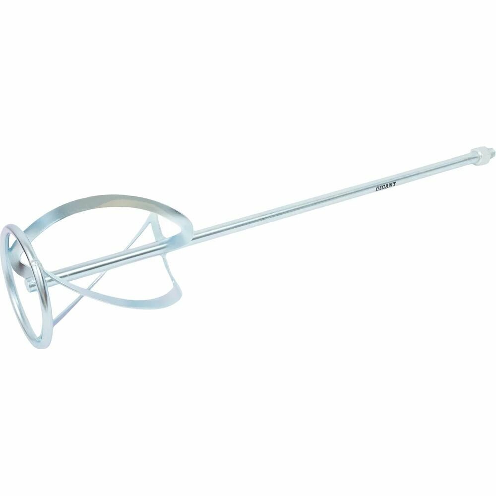 Миксер строительный насадка венчик 120x600мм М14 мешалка правосторонняя снизу-вверх для краски растворов на дрель Gigant G-110951