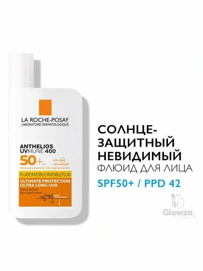 Крем La Roche-Posay Eviderm, для лица, защита от солнца, без липкости, жидкий