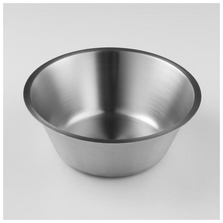 Миска ВСМПО-посуда 13 л из хромо-никелевой нержавеющей стали AISI304L