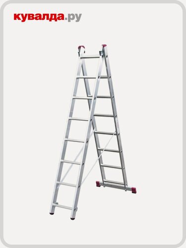 Изображение товара Лестница-стремянка двухсекционная KRAUSE CORDA 2х 8