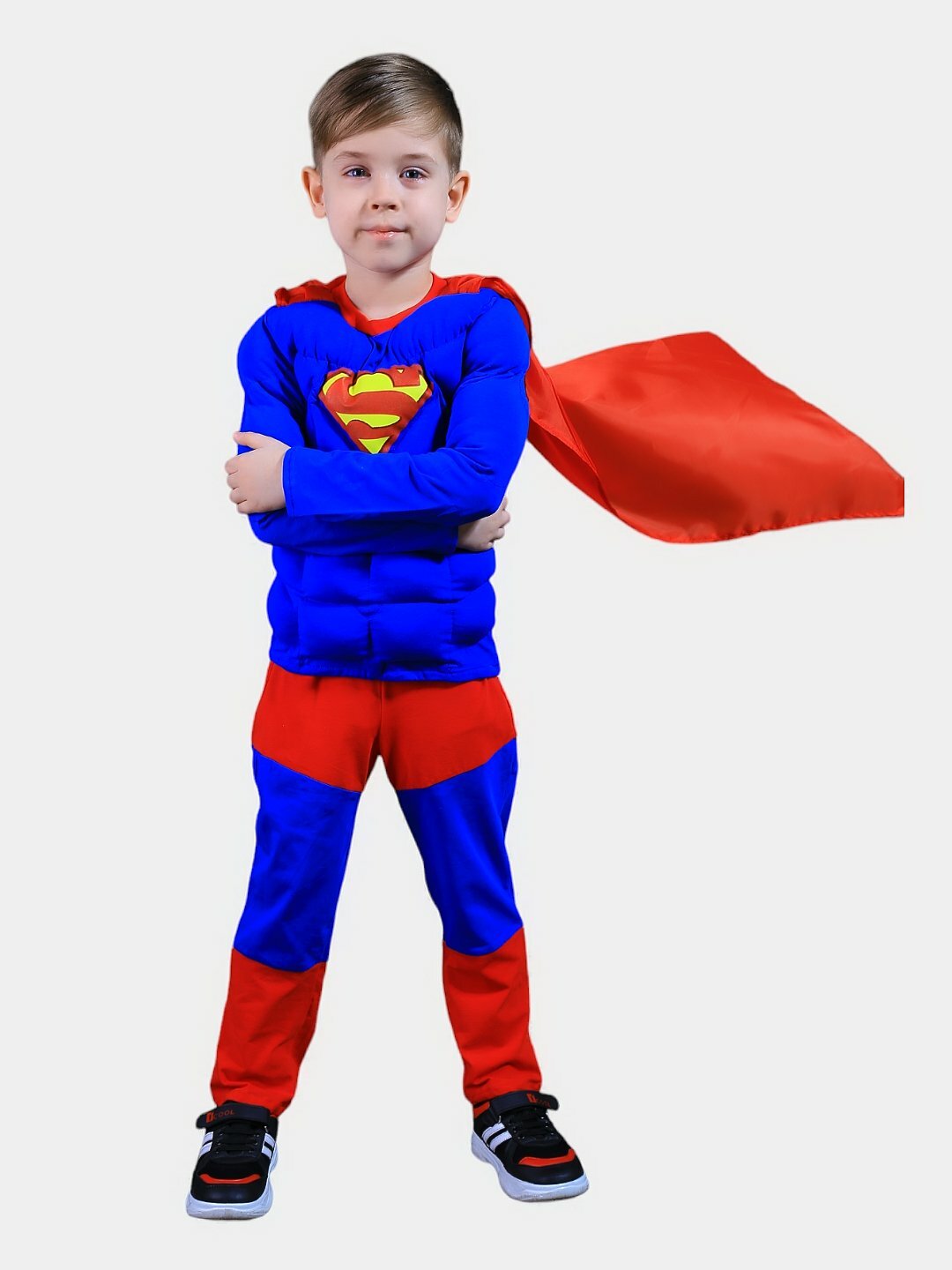 Костюм Супермен UMNO Brand, карнавальный, синий, для мальчиков