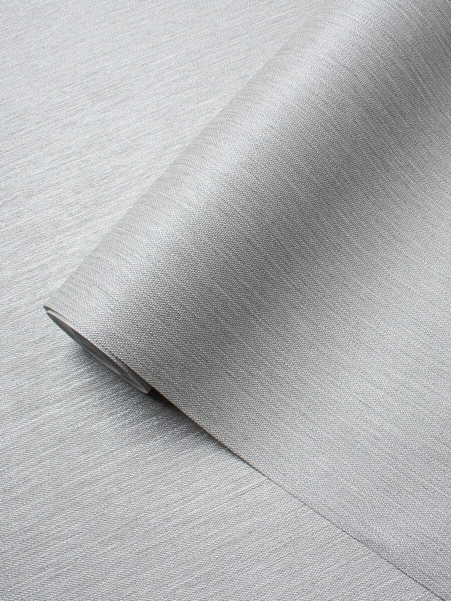 Обои винил горячего тиснения моющиеся на флизелиновой основе Marvig Ультра 1.06м х 10.05м однотонный цвет светло-серый 00096332