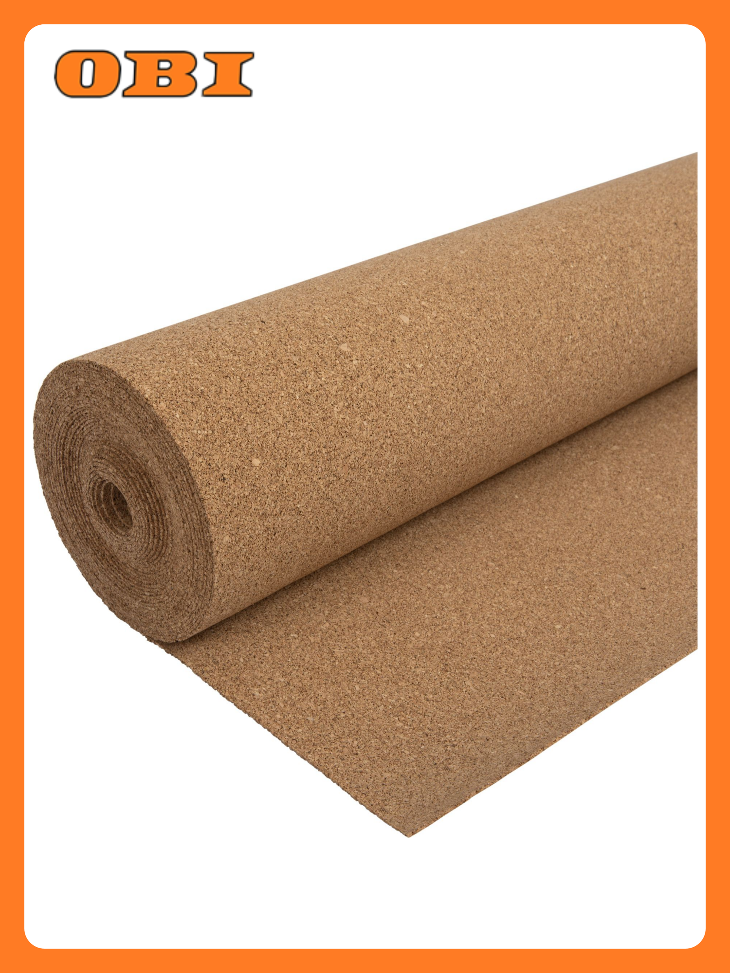 Подложка под напольные покрытия GO4CORK NATURE пробка 3 мм рулонная 10кв. м.