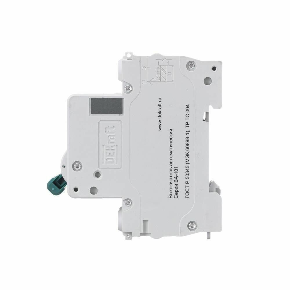 Выключатель автоматический DEKraft ВА-101 2P 32А C 4.5кА — фото 1