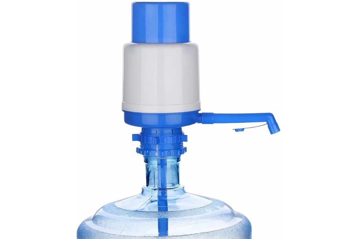 Спец Помпа механическая для воды ПМ-3М,9-19л, трубка из синего пластика, картонная коробка СПЕЦ-П3425