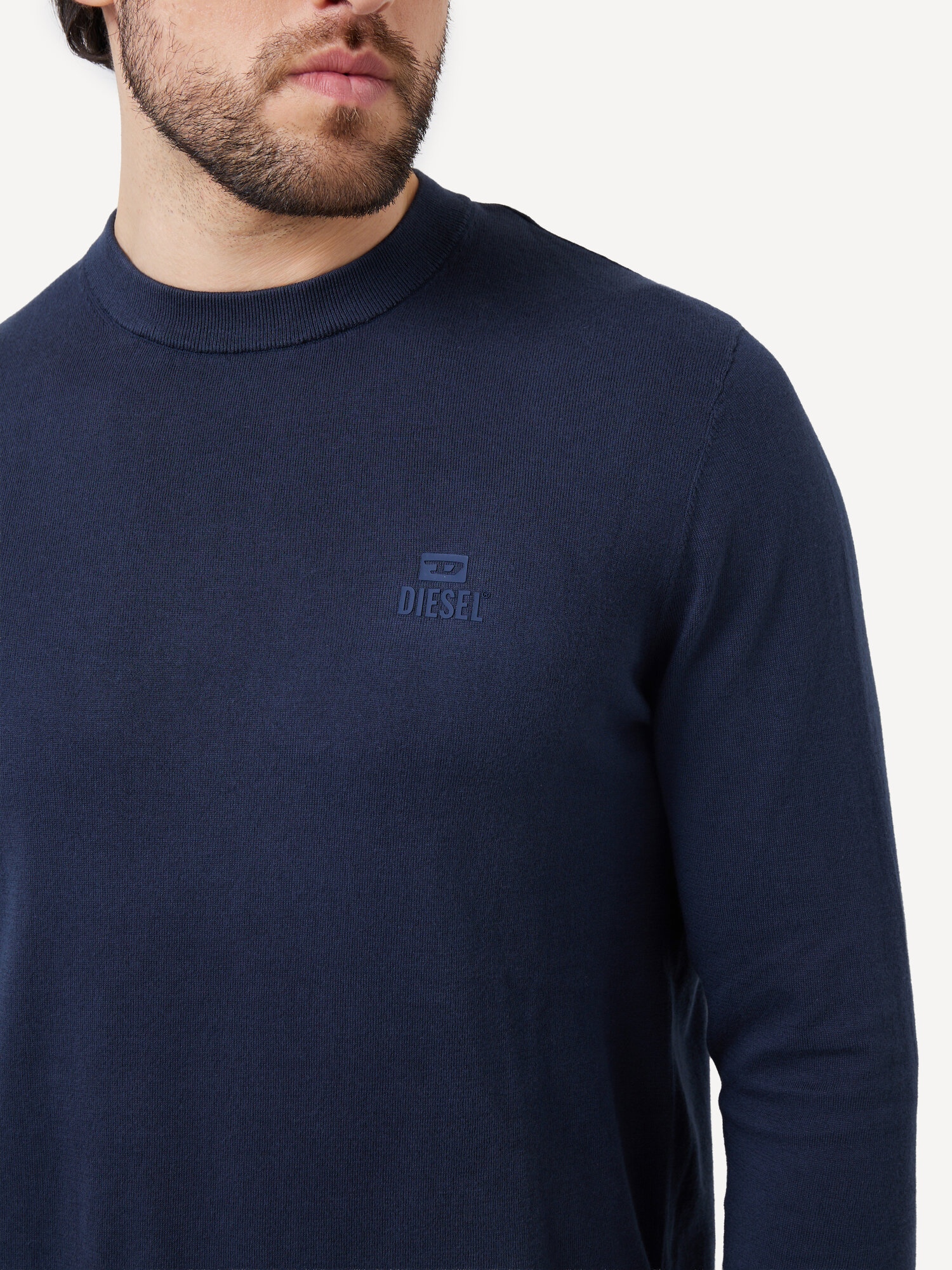 Джемпер DIESEL, размер M, темно-синий — фото 1