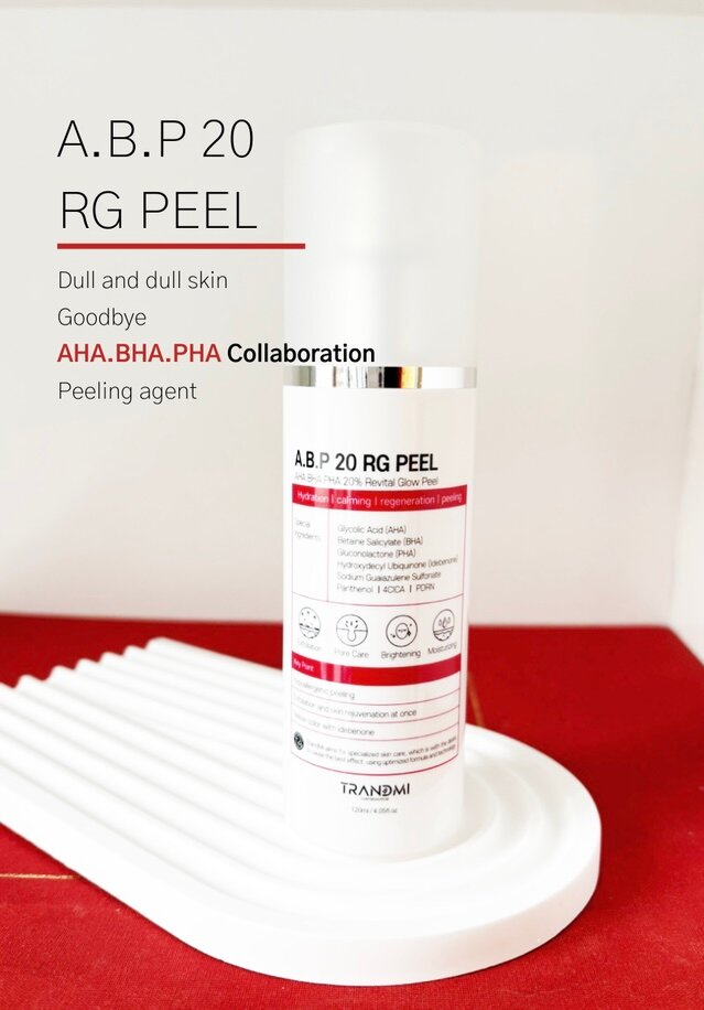Пилинг для лица TRANDMI A.B.P 20 RG Peel с AHA/BHA/PHA 20%, обновляющий, для сияния кожи, 120 мл