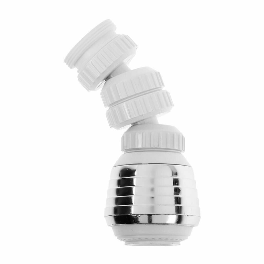 Изображение Аэратор ZEIN Z3601, поворотный, на шарнире, 2 режима, хром/белый