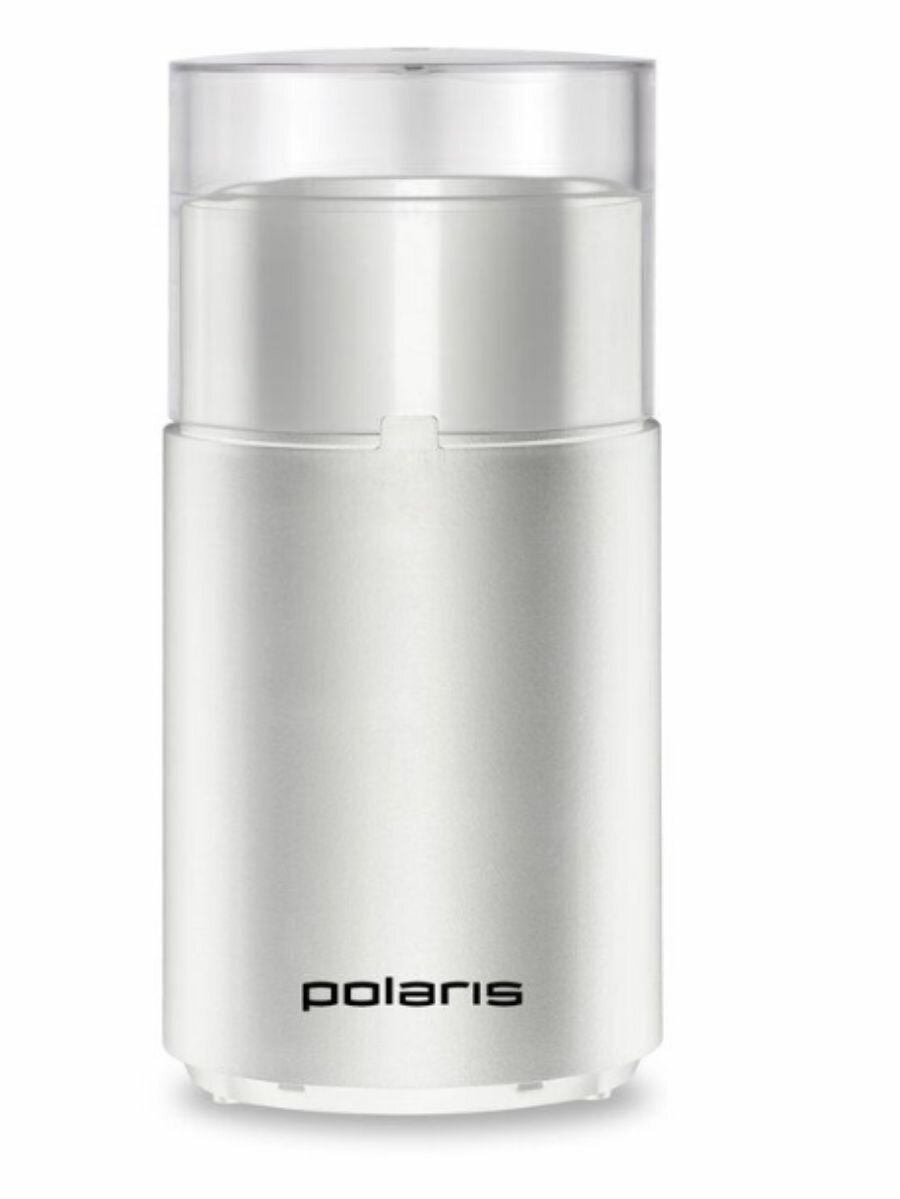 Кофемолка электрическая Polaris PCG 2015 200 Вт 1 скорость импульсный режим работы вместимость 80 г белый