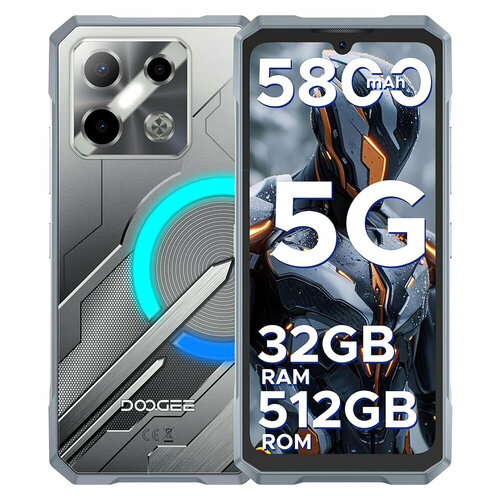 Смартфон Doogee Blade GT Ultra 361620512 ГБ Динамическая подсветка672 FHD 120Hz Dimensity 7300 черный 44152₽