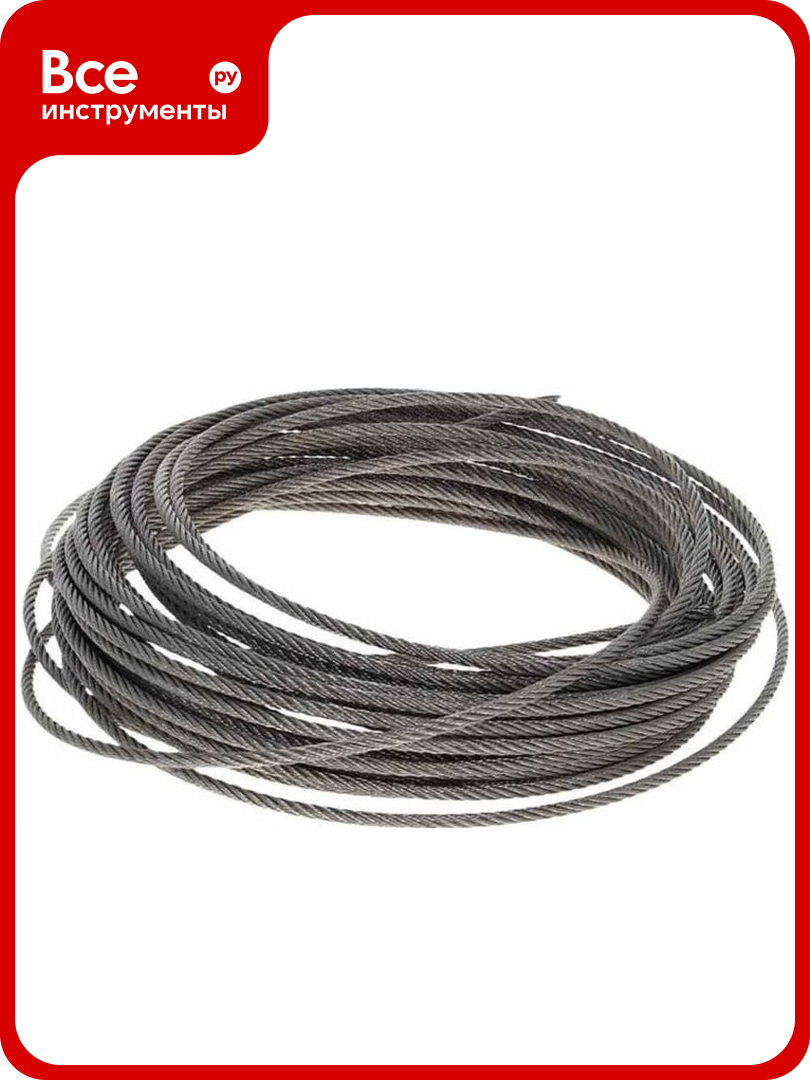 Стальной канат КанТраст ГОСТ 2688-80 ф 12 мм 100 м 12100268880