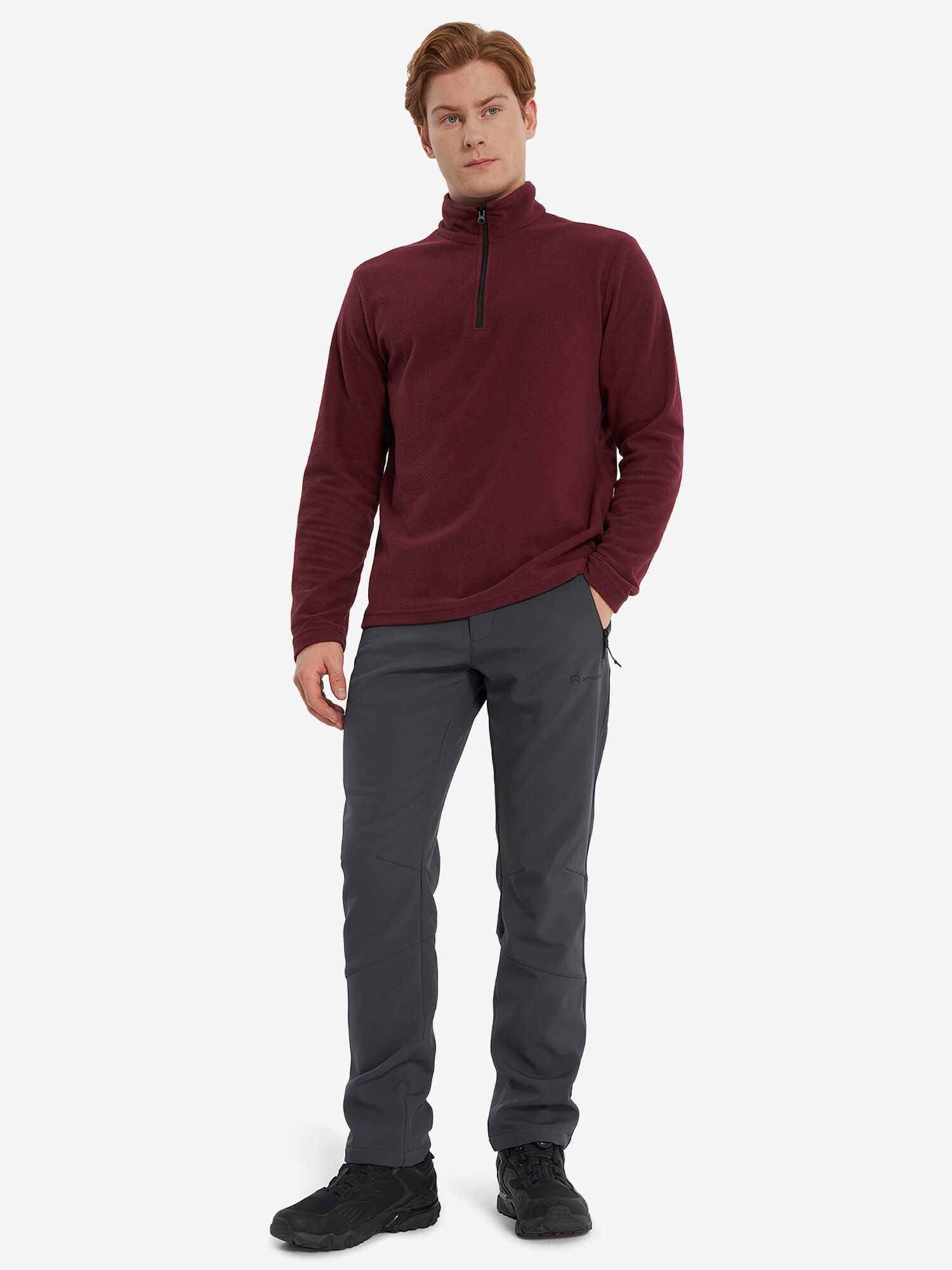 Брюки утеплённые OUTVENTURE, размер 48, графитовый — фото 1