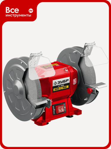 Изображение товара Заточной станок ЗУБР d 200 мм СТ-200, металл, для шлифовки, для эксплуатации в мастерской