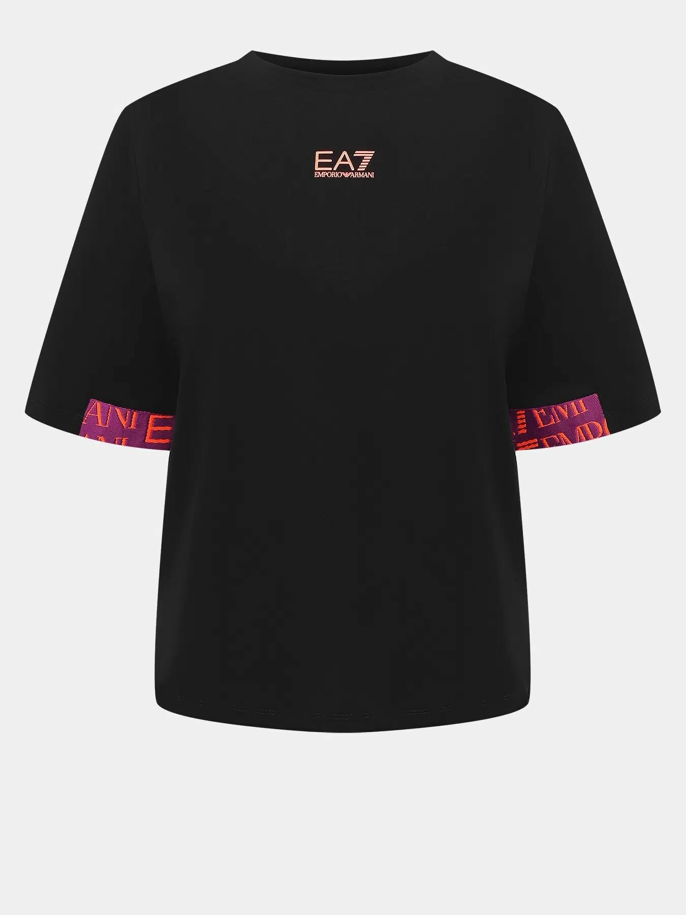 Футболка EA7 EMPORIO ARMANI, размер M, черный