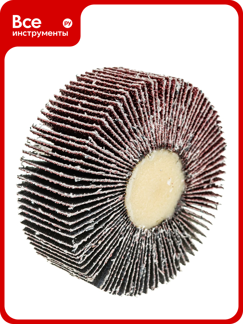 Круг лепестковый (80x30x6 мм; P80) для дрели MATRIX 74144