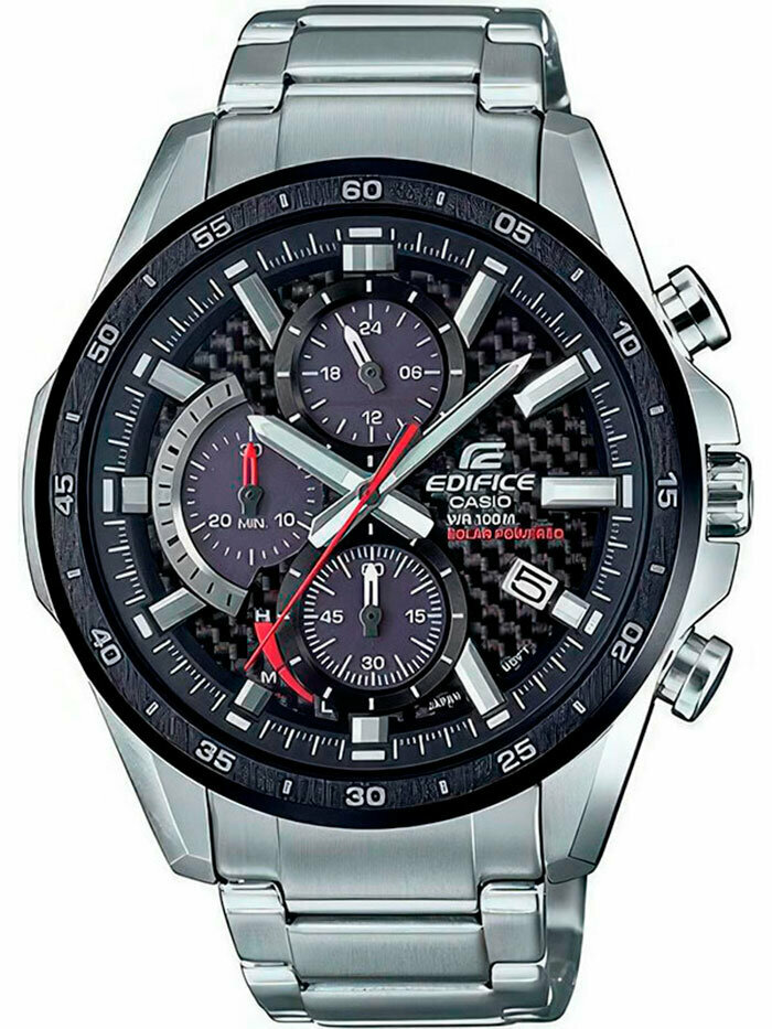 Наручные часы CASIO Edifice, черный/серебристый