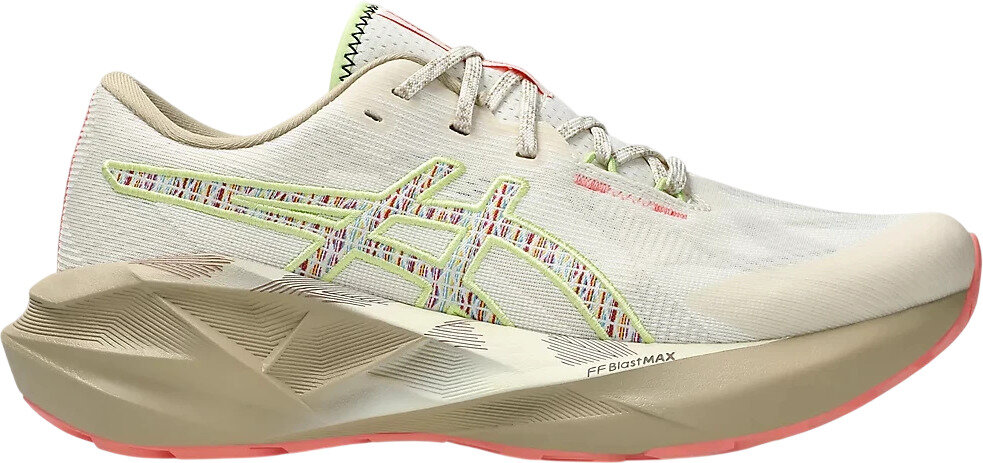 Кроссовки ASICS NOVABLAST 5 TR, полнота F, размер 7 US, бежевый/золотой
