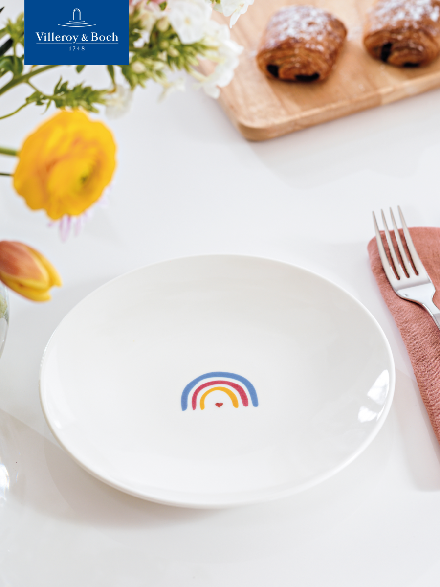 Тарелка 21 см, Be Happy/Будь счастлив, With Love, Villeroy & Boch, Премиум-Фарфор