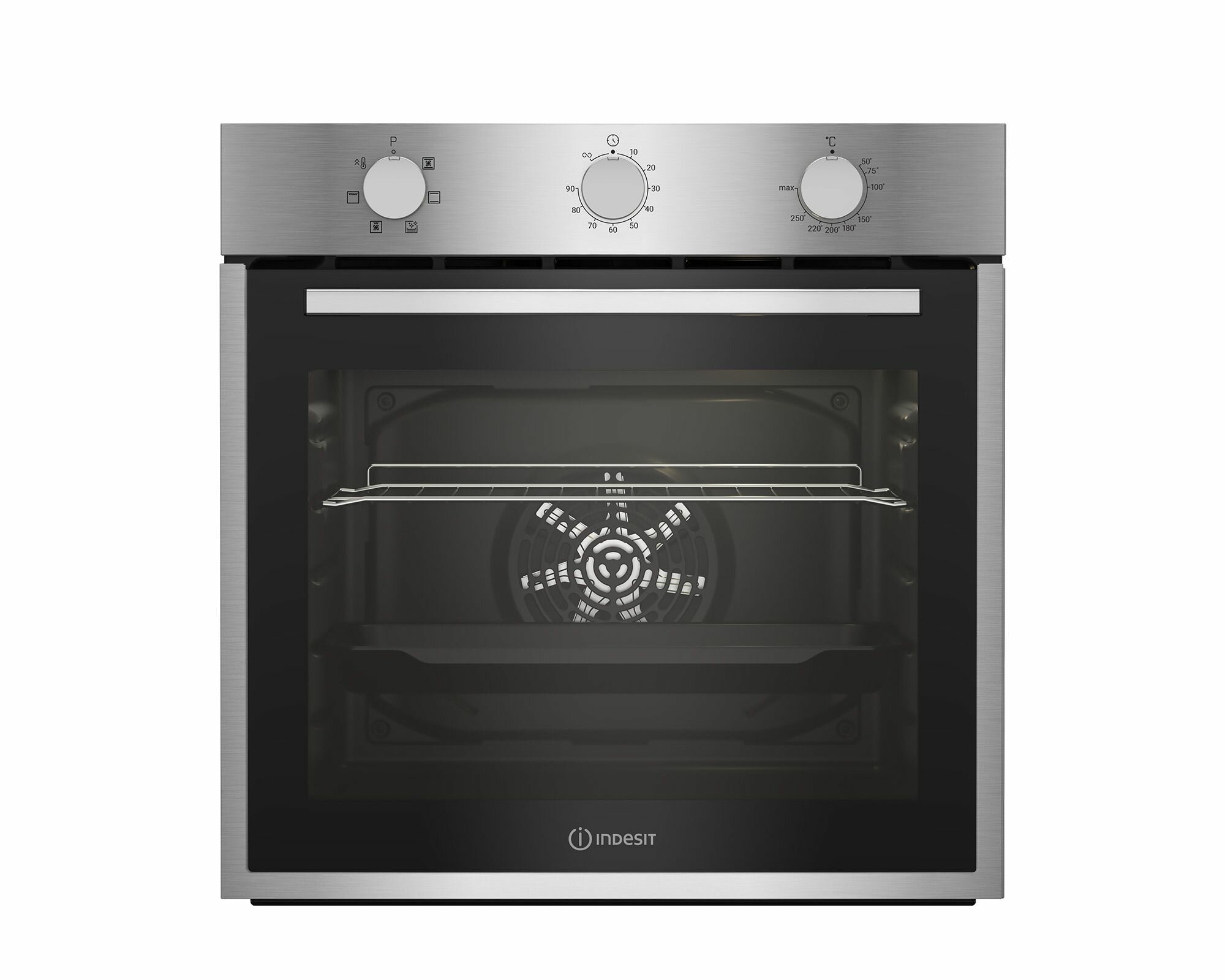 Встраиваемый электрический духовой шкаф Indesit IFE 2630 IX серебристый