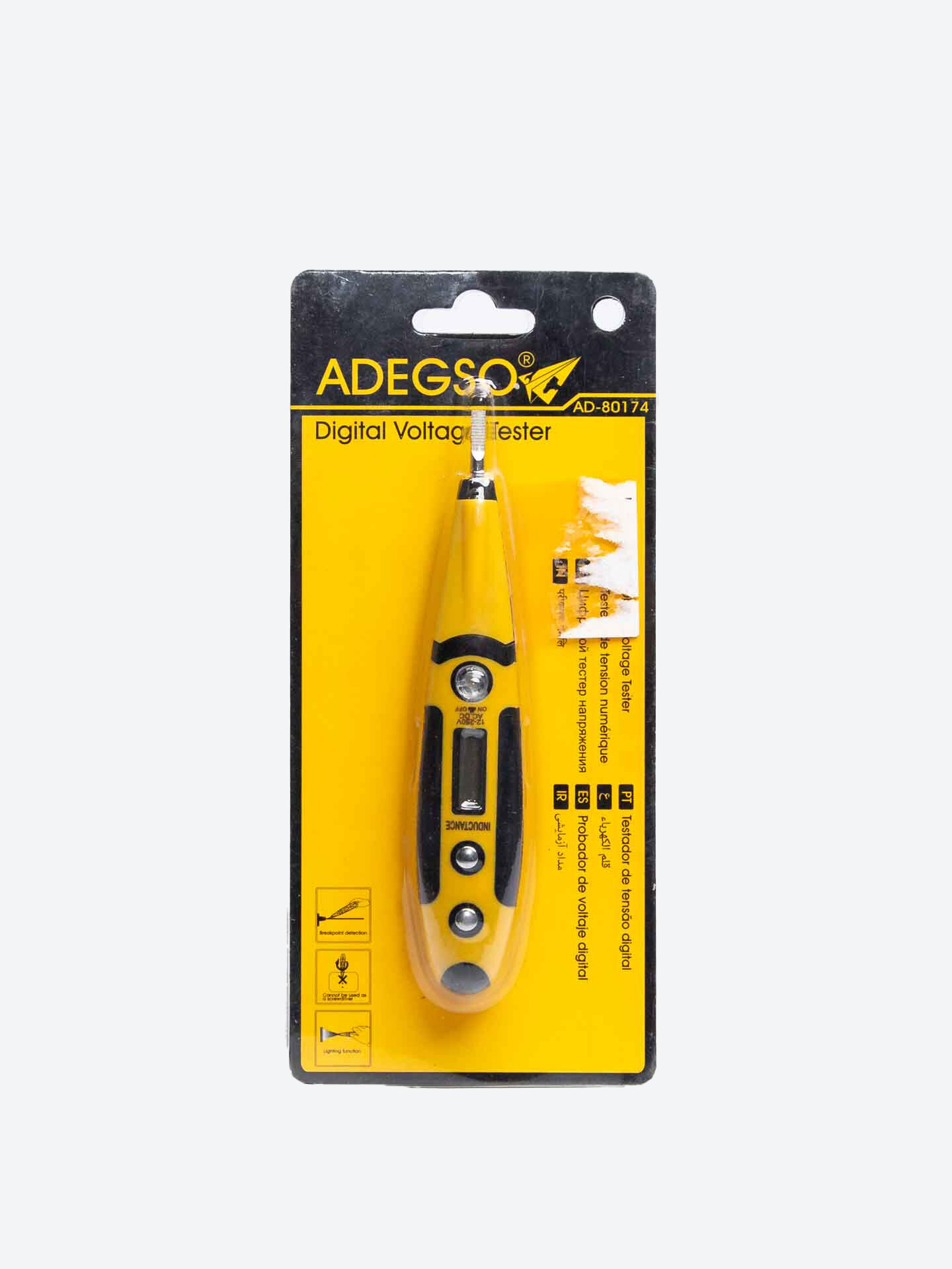 ADEGSO AD-80174 цифровой индикатор напряжения с LCD-дисплеем