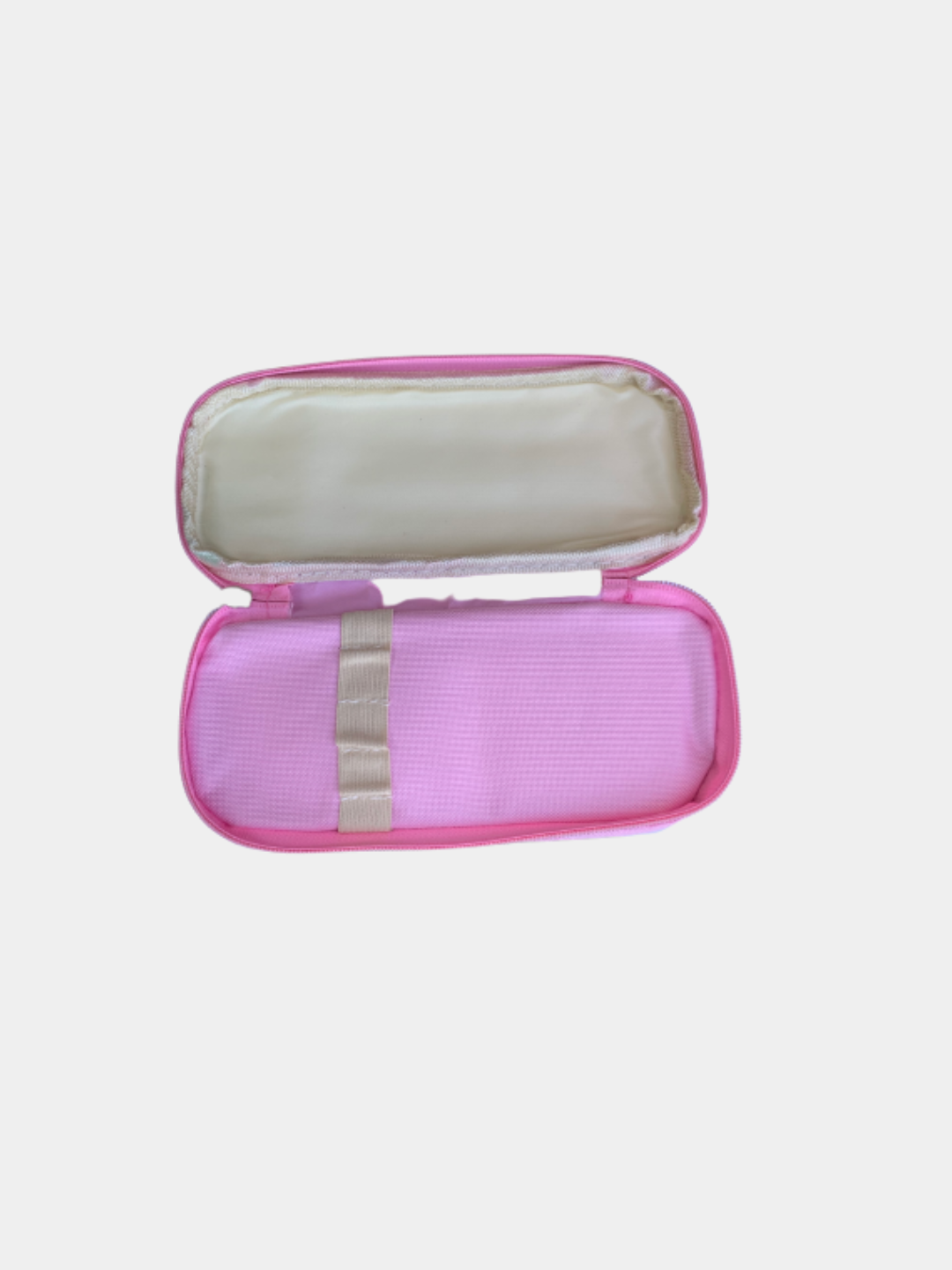 Школьный пенал, "София", для девочек, розовый, на молнии, 2 отделения — фото 1