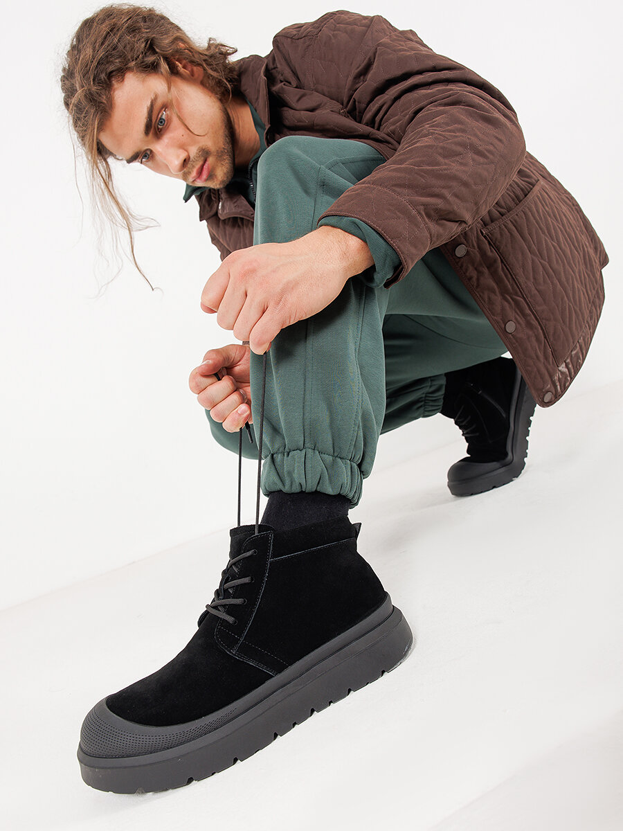 Ботинки утепленные мужские 2025