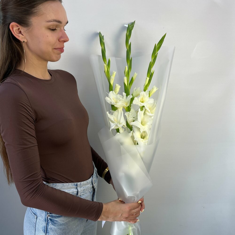 Монобукет 35 - Гладиолусы 3 шт