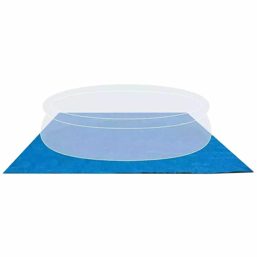 Ковер под бассейн Intex защитный, 472х472 см из сверхпрочного дышащего ПВХ