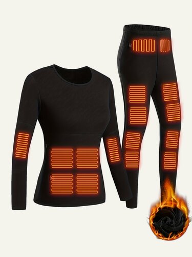 Изображение товара USB термобелье с подогревом для мужчин и женщин комплект для зимних видов спорта без power bank104