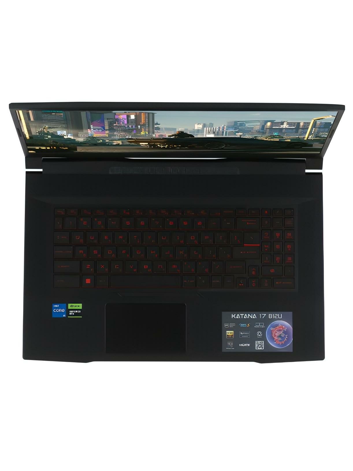 Ноутбук игровой MSI Katana 17/17.3"/Core i5-12450H/8/512/RTX3050/noOS/Black (B12UCR-1024XRU) — фото 1
