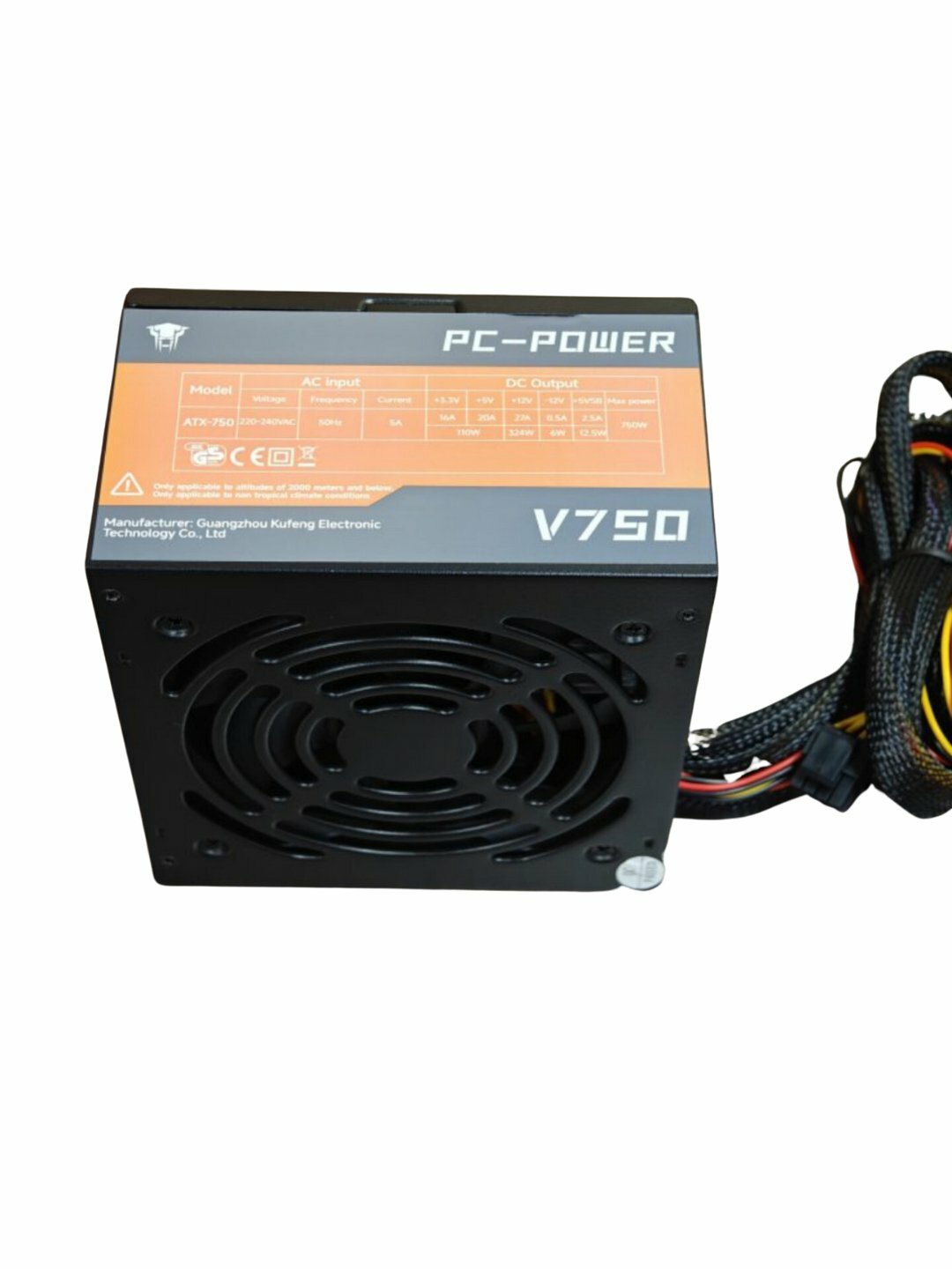 Блок питания Jungle Leopard 750, ATX,750 Вт, PFC, диаметр вентилятора 12 см — фото 1