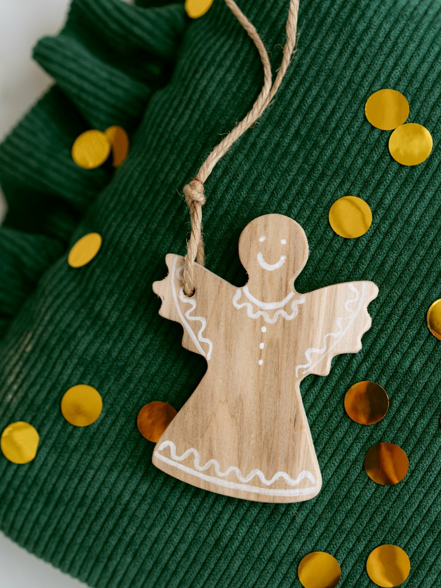 Елочная игрушка Благое дело Ангел имбирный