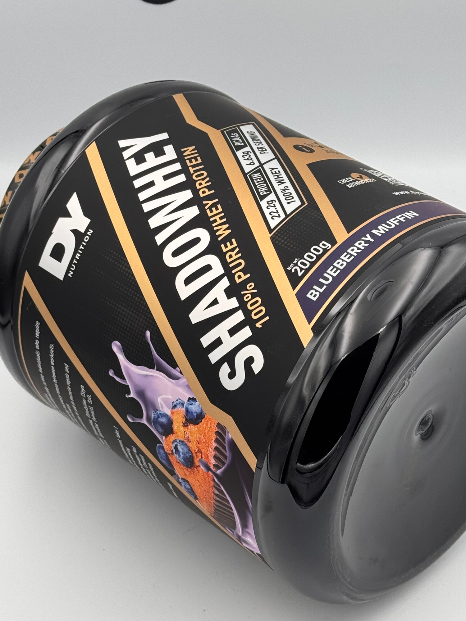 DY Shadowhey 2kg whey вкус bluebery muffin протеин для роста мышц — фото 1