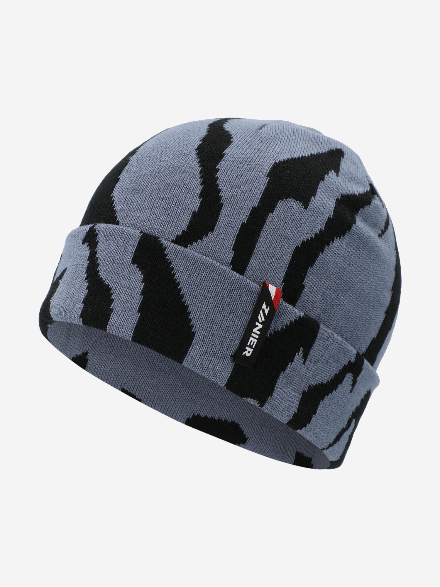 Шапка-бини Zanier для мужчин и женщин, размер one size, синий/черный