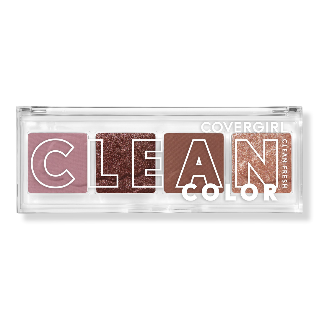 CoverGirl Clean Fresh Clean Color — тени для век (мат, металлик, шиммер), веган - Mellow Mauve